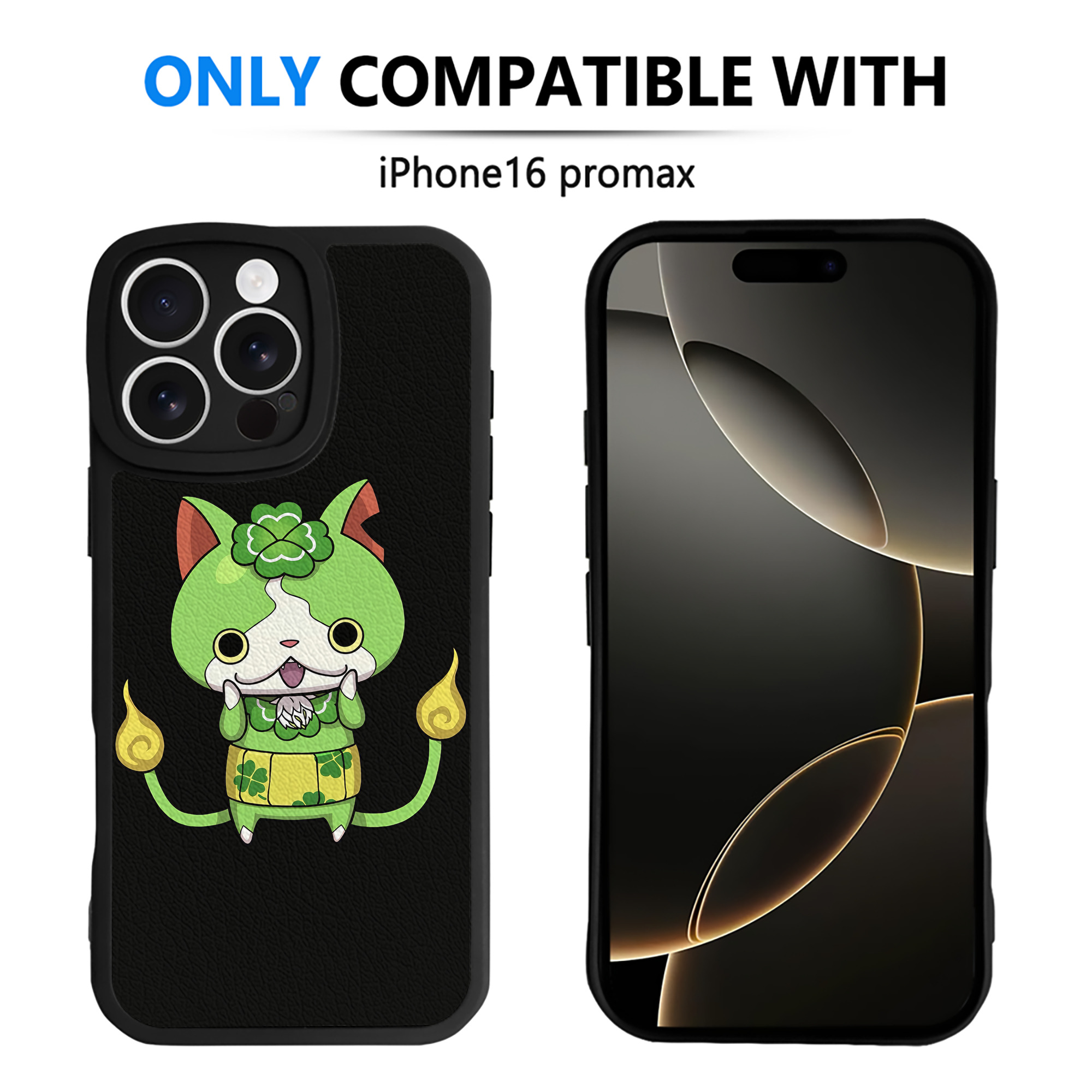（画像用） 妖怪ウォッチ Yo-kai Watch 【iPhone 16シリーズ対応】シリコンスマホケース（レザー調） 材質：シリコン